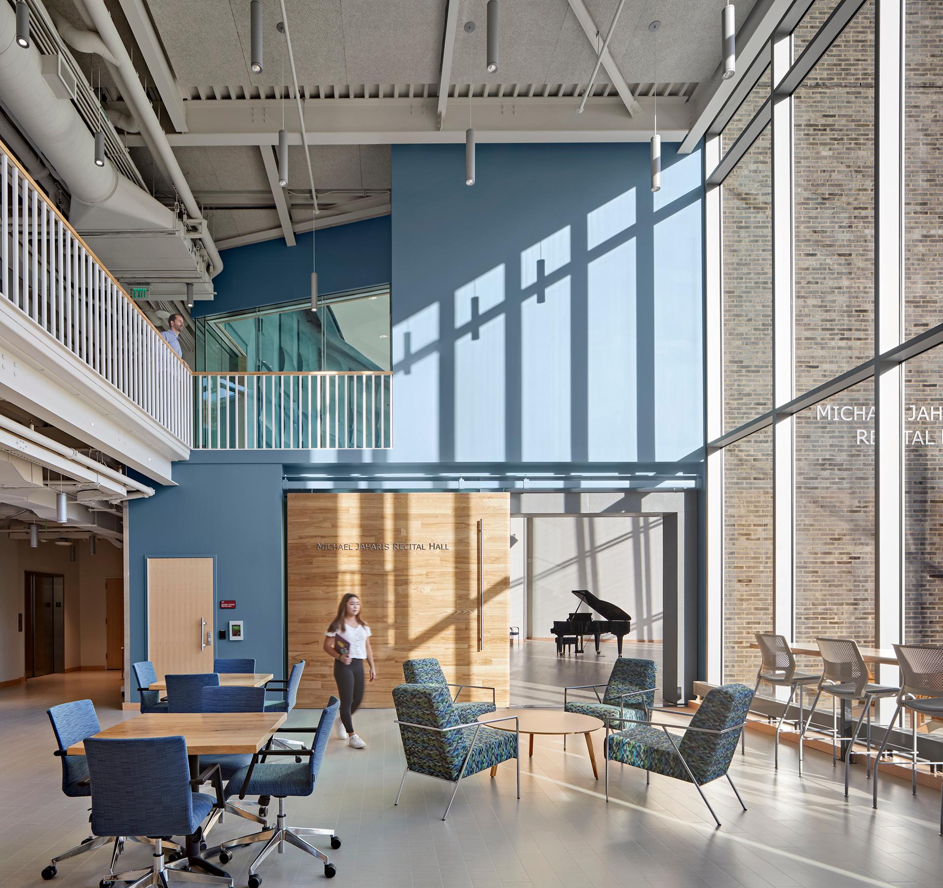 Jaharis Recital Hall and Roberts Music Building at Haverford College - image 2