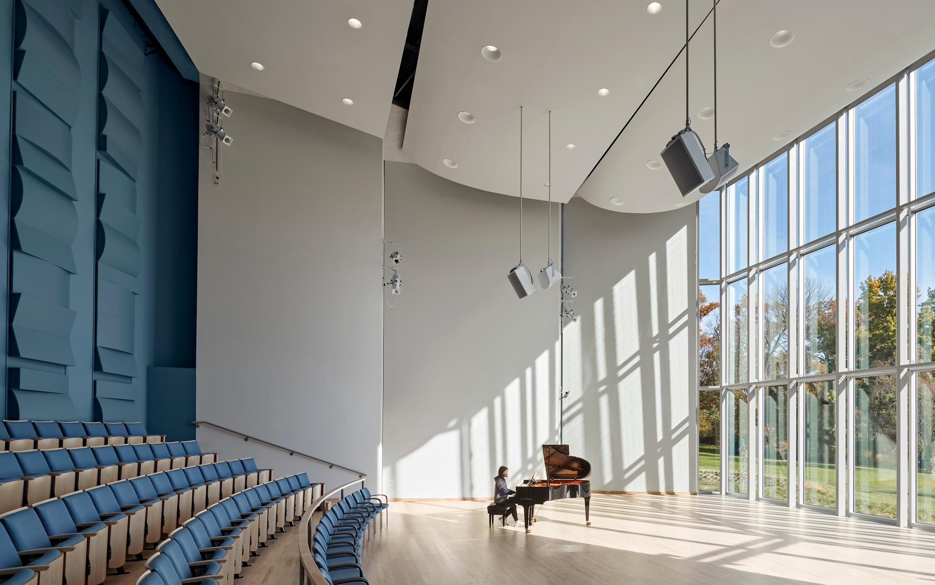Jaharis Recital Hall and Roberts Music Building at Haverford College - image 3
