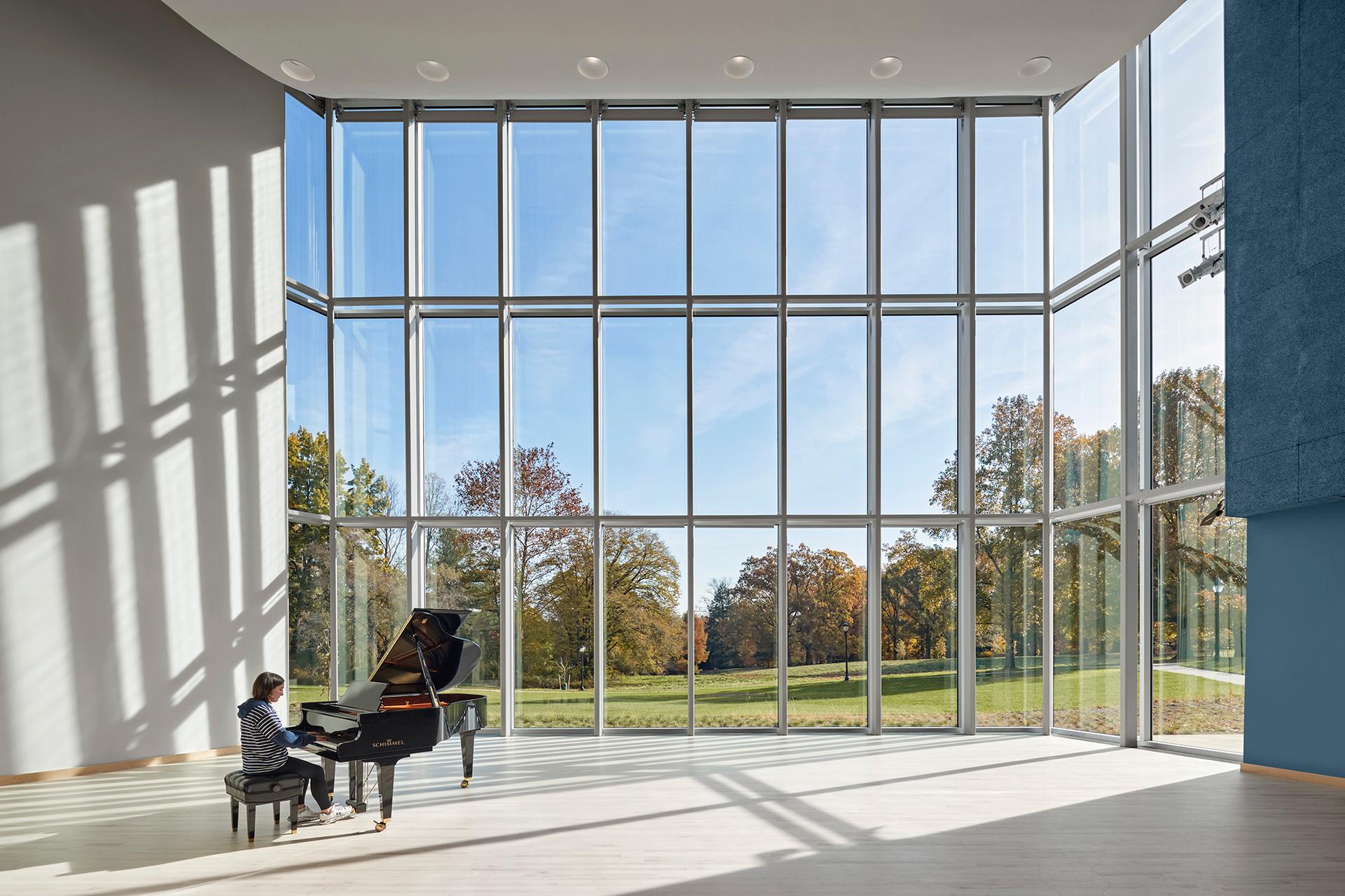 Jaharis Recital Hall and Roberts Music Building at Haverford College - image 6