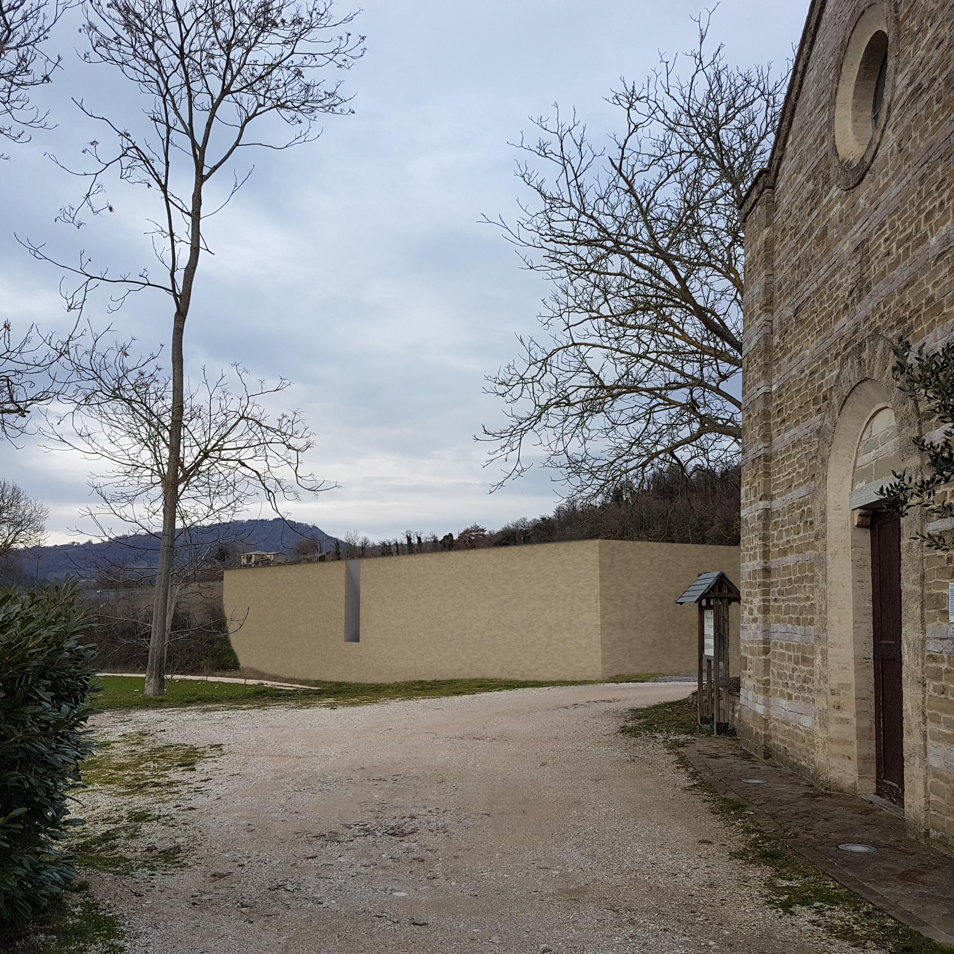 Extension and new “Chapel of the sacred landscape” in the Valfabbrica cemetery - image 2