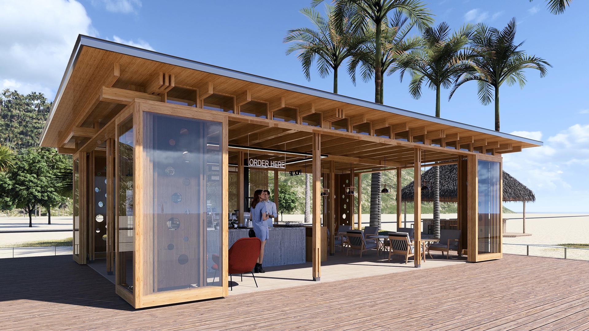BAMBOO LAMINATED LUMBER STRUCTURE - image 2
