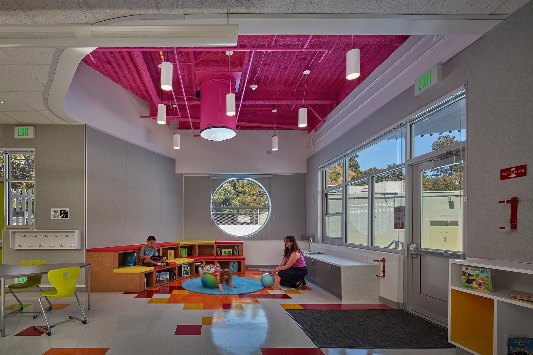 Wonderland Elementary School Kindergarten Classroom, Play Areas, and Learning Garden