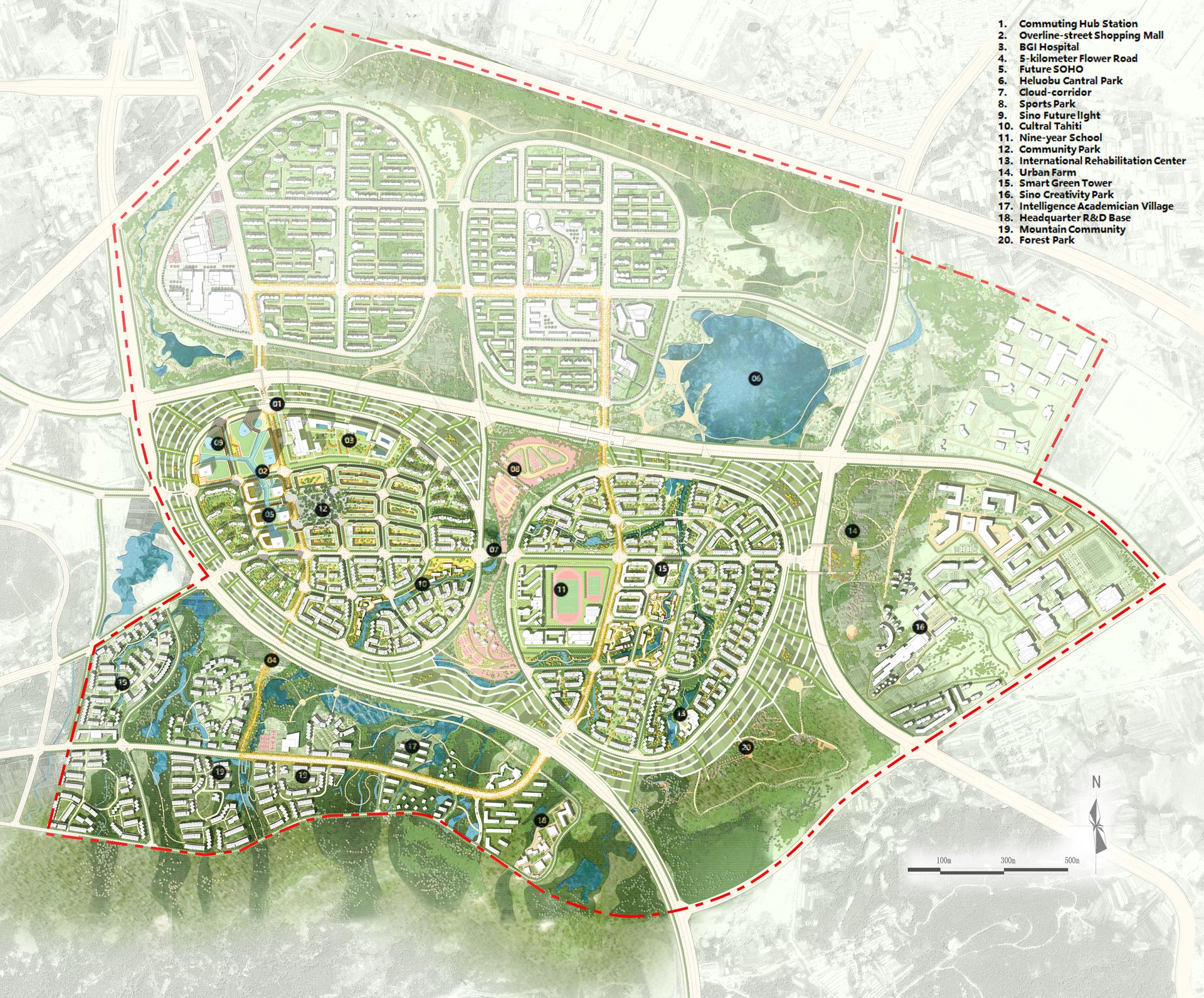 Conceptual planning and urban design for Sino-German future city - image 8