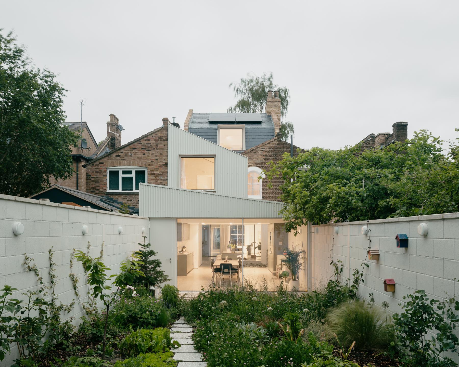 White Patio House