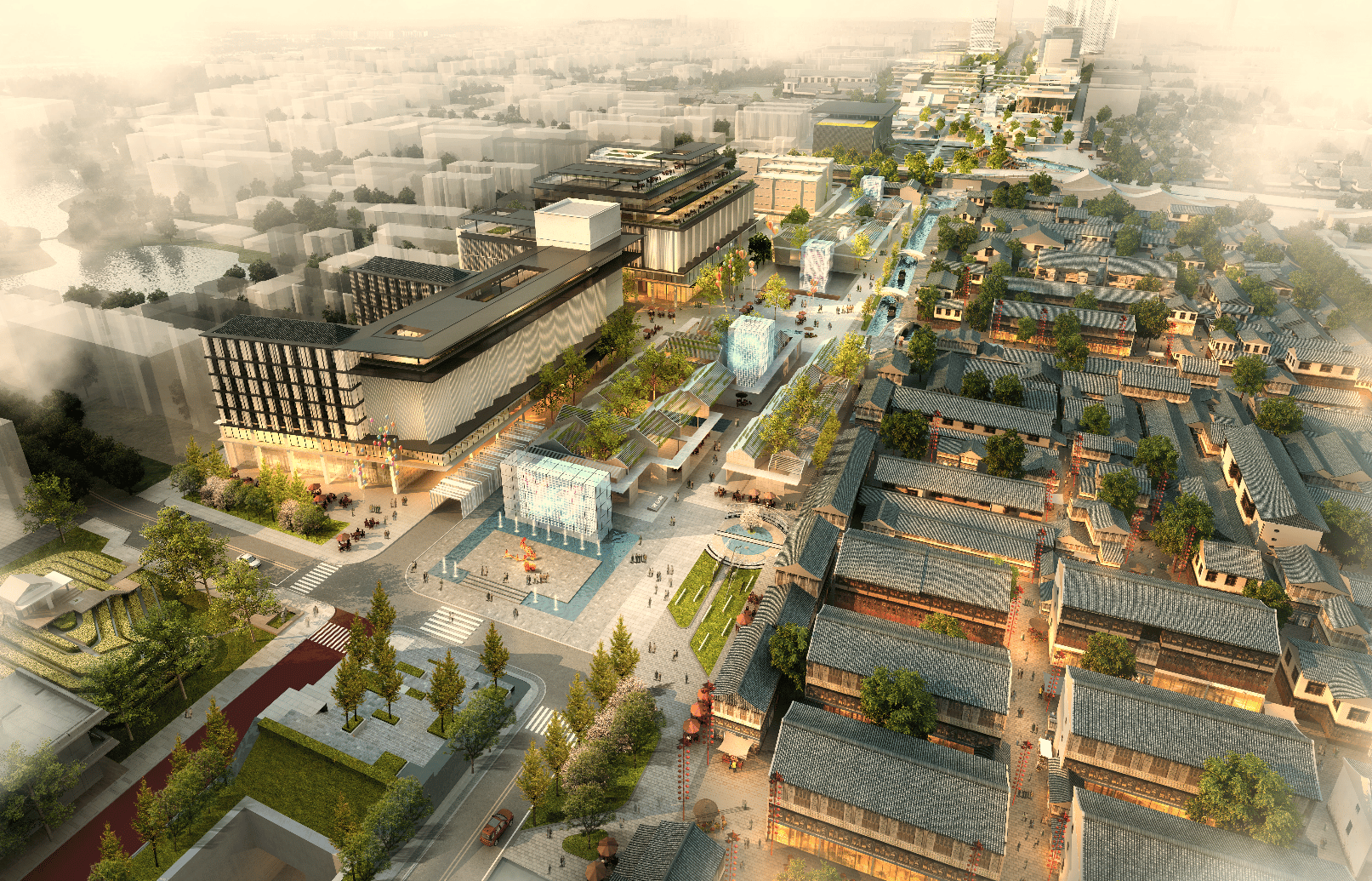 Urban design on both sides of Zhongxing Road in Shaoxing Ancient City - image 2