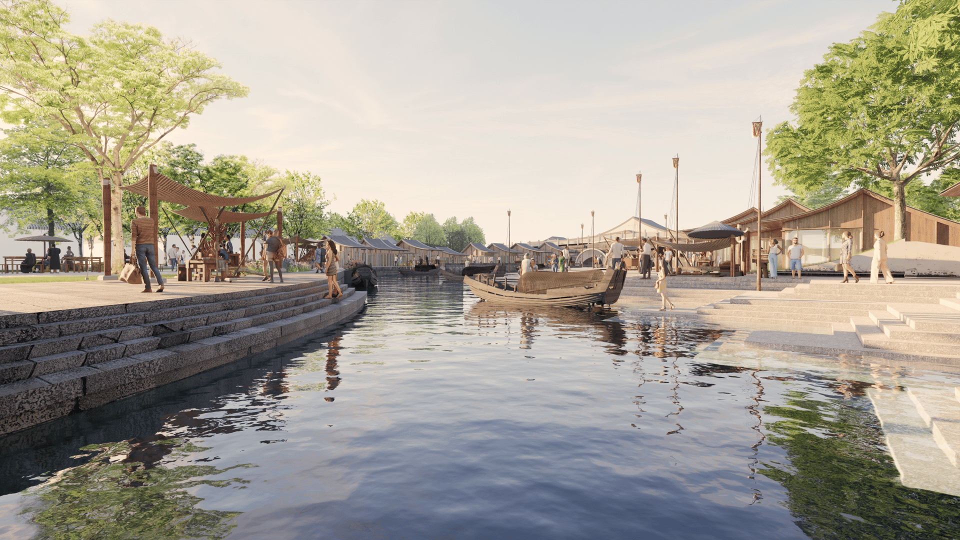 Urban design on both sides of Zhongxing Road in Shaoxing Ancient City - image 5