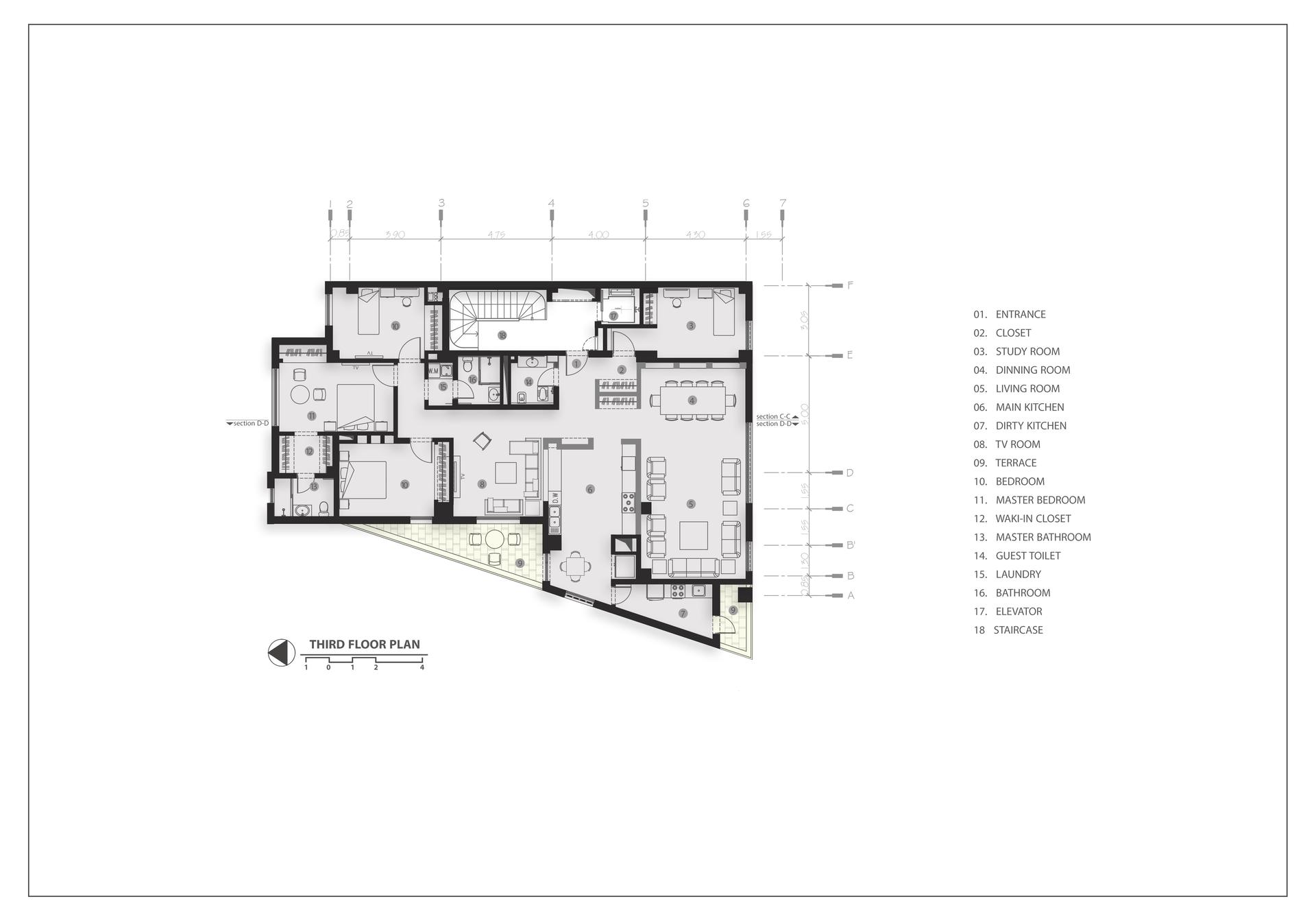 Residental apartment "Cedar2" Social Identity,Intergenerational Life - image 8