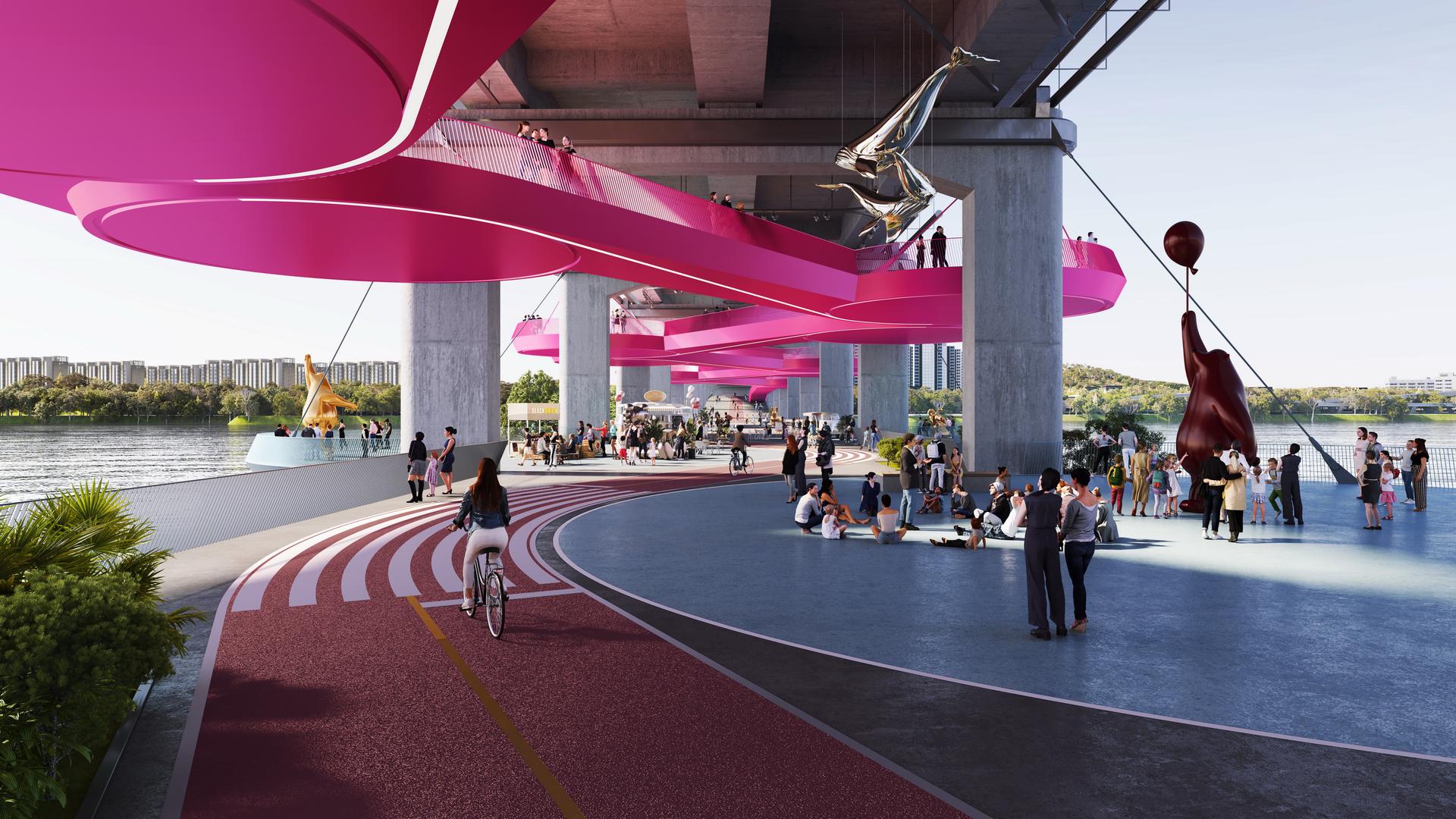 Jamsu Bridge Pedestrianization - The Longest Gallery