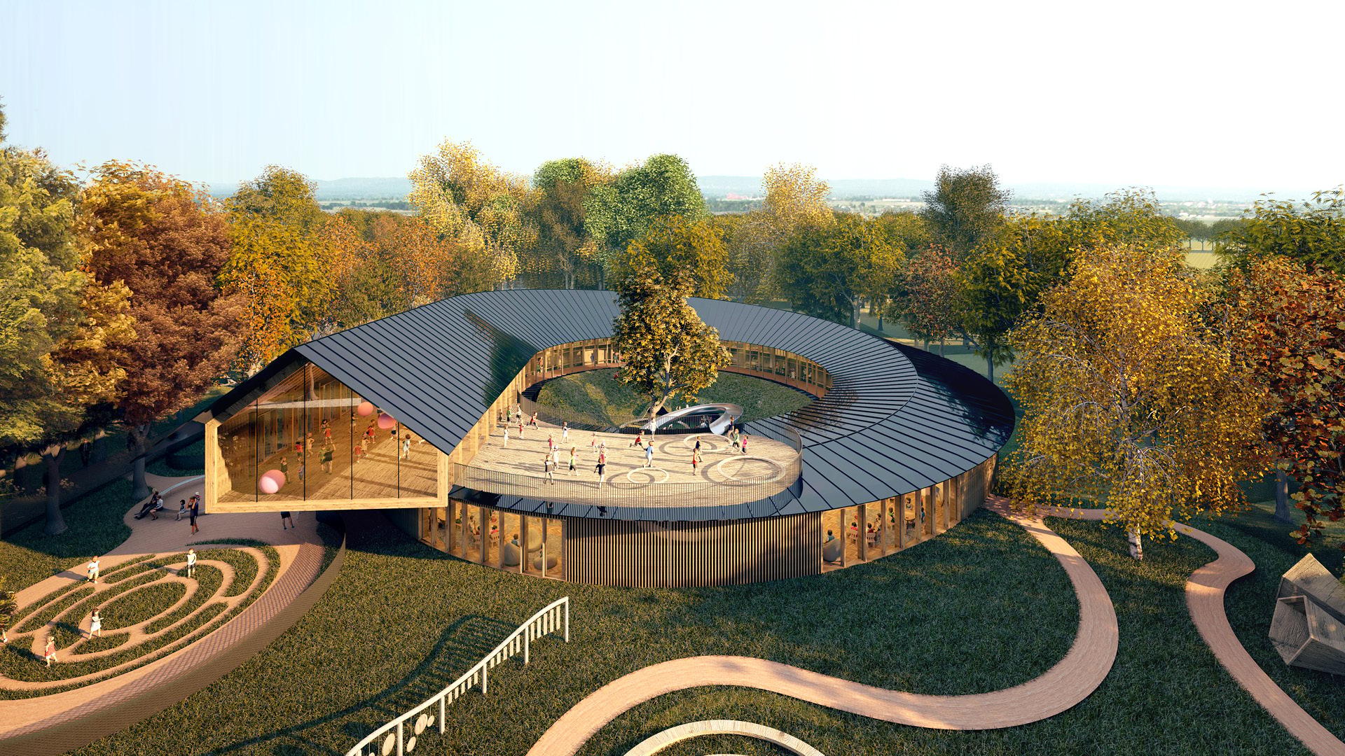 THE NATURE GATE, Józefów Kindergarten & Library - image 30