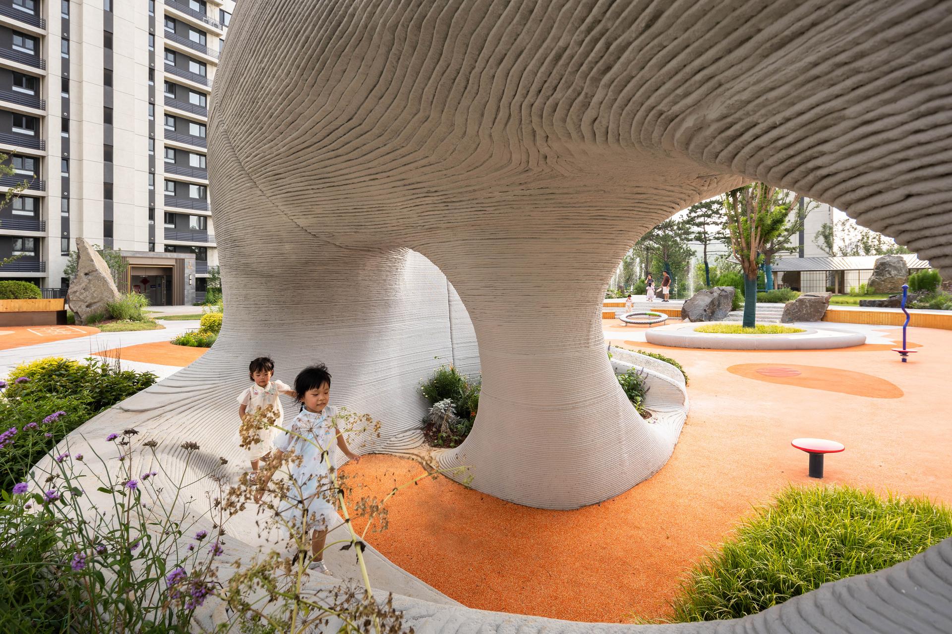 Boulder Park: The First 3D Concrete-Printed Playground