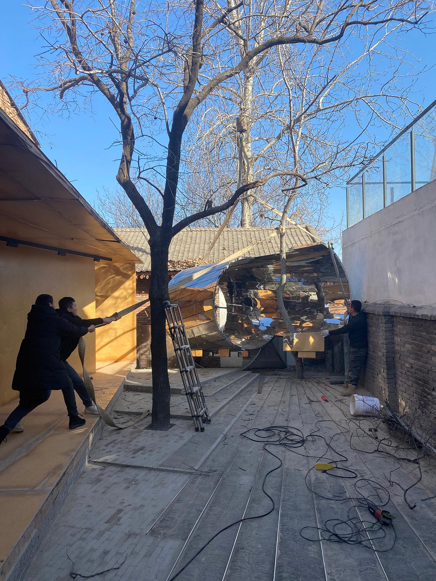 Streaming Light Exhibition Hall – Courtyard Renovation for the GuanZhong Mangba Art Festival - image 25