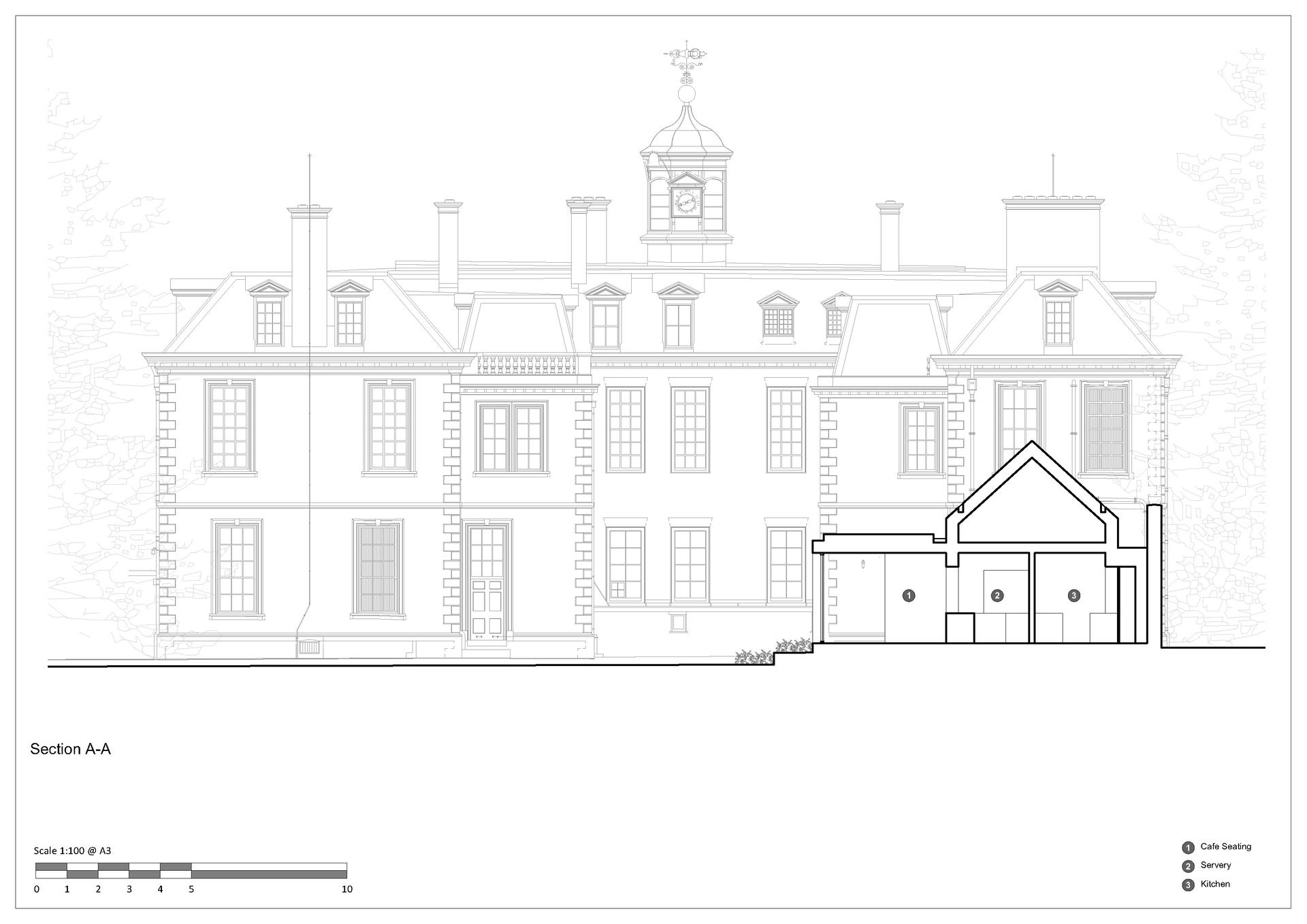 Courtyard Kitchen Hanbury Hall - image 14