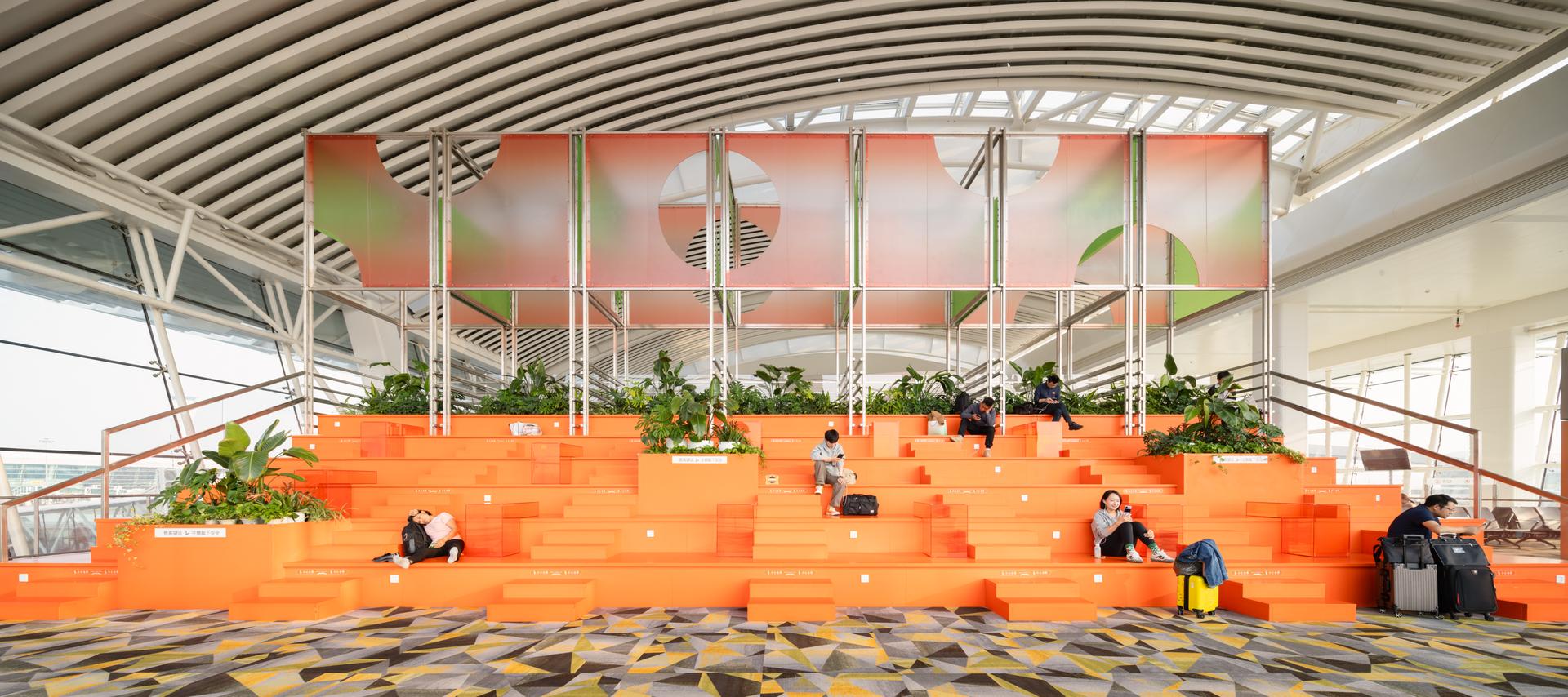 Design of kiosks and observation decks in Wuhan Tianhe Airport T2—Towards a light architecture - image 8