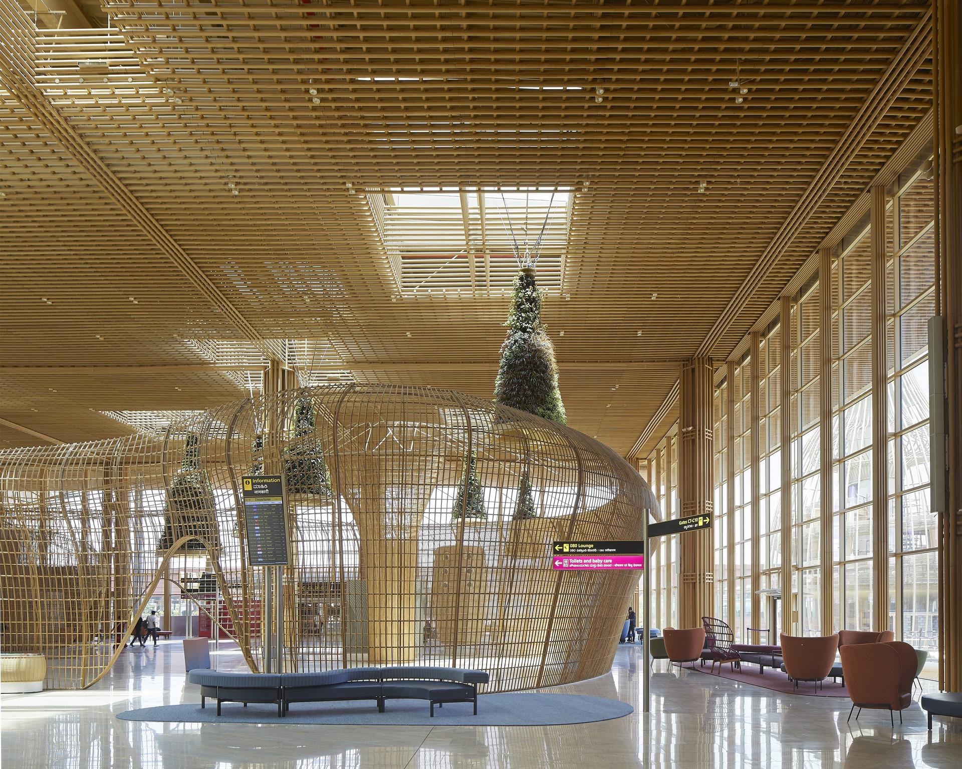 T2 Kempegowda International Airport Rattan Retail Pods