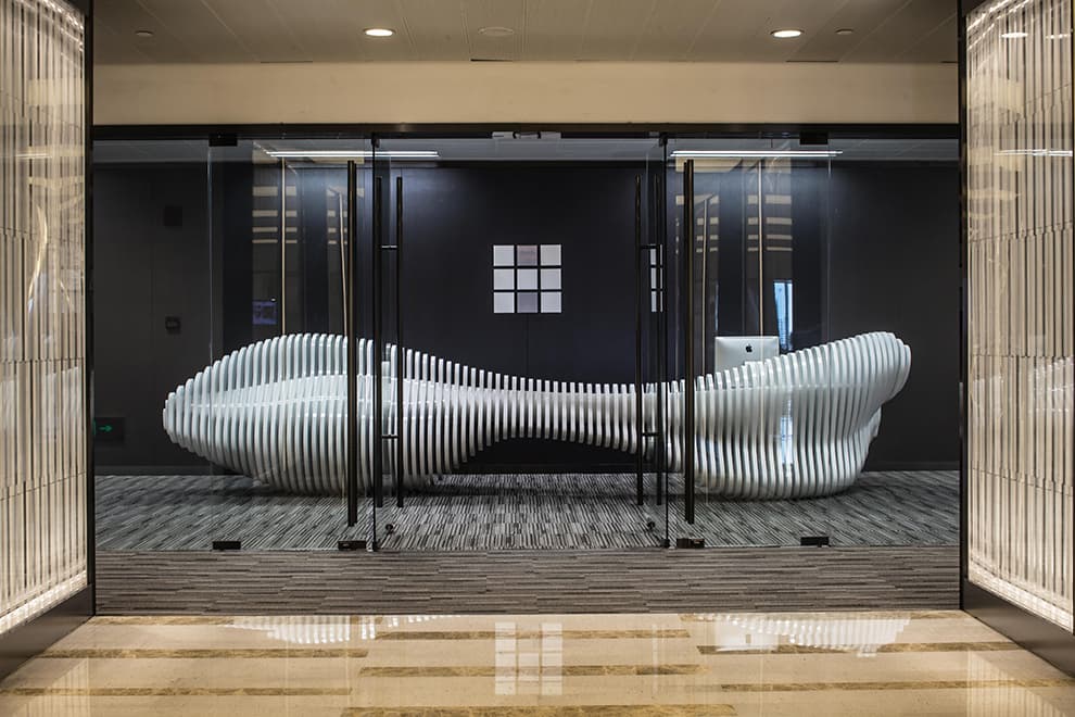 HWCD Office's Front Desk and Discussion Table