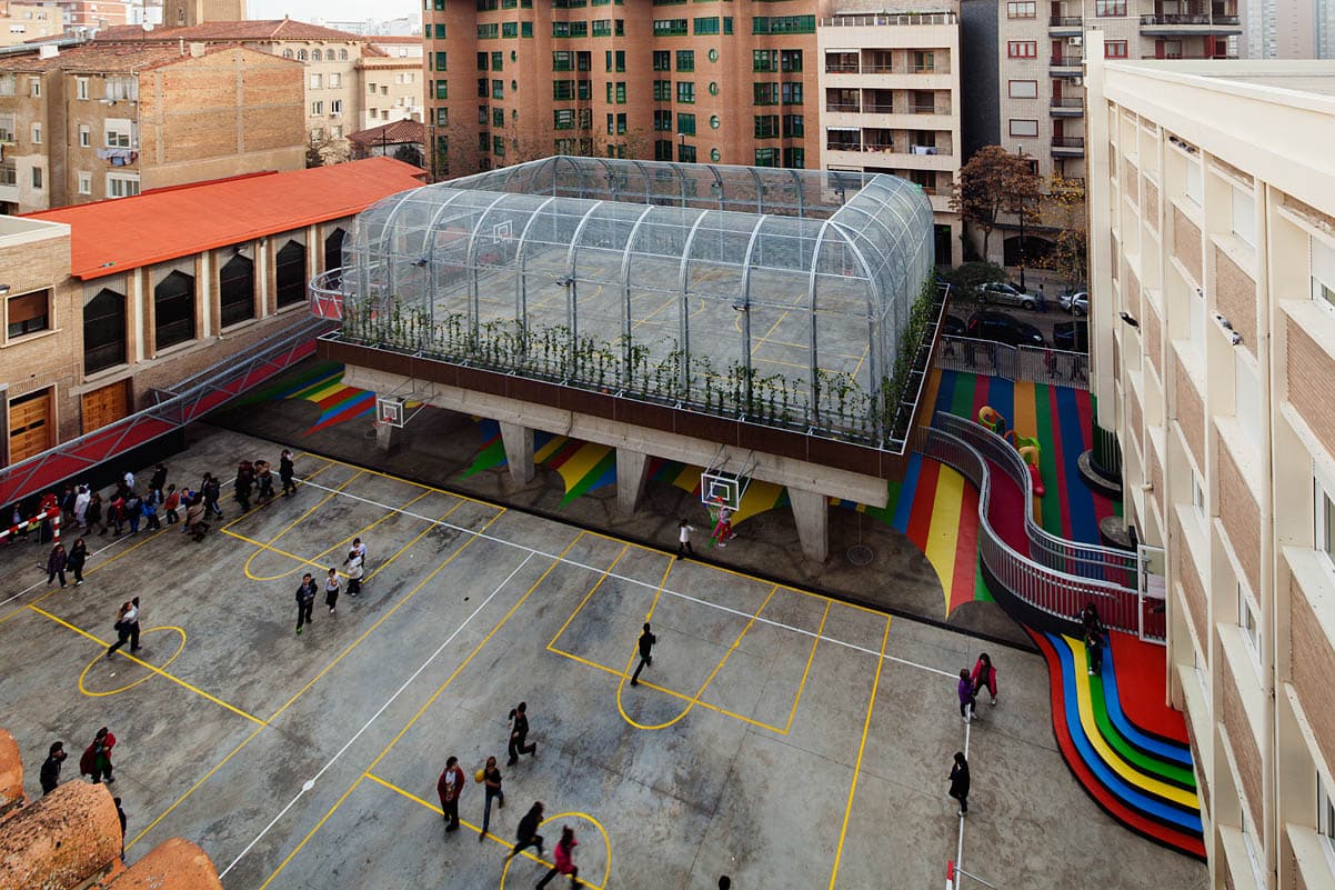 Elevated Sports Court at Lasalle Franciscanas School - image 5