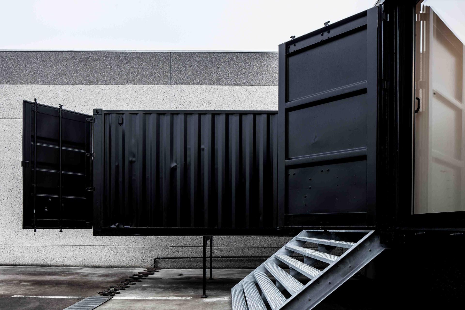 Office with Shipping Containers