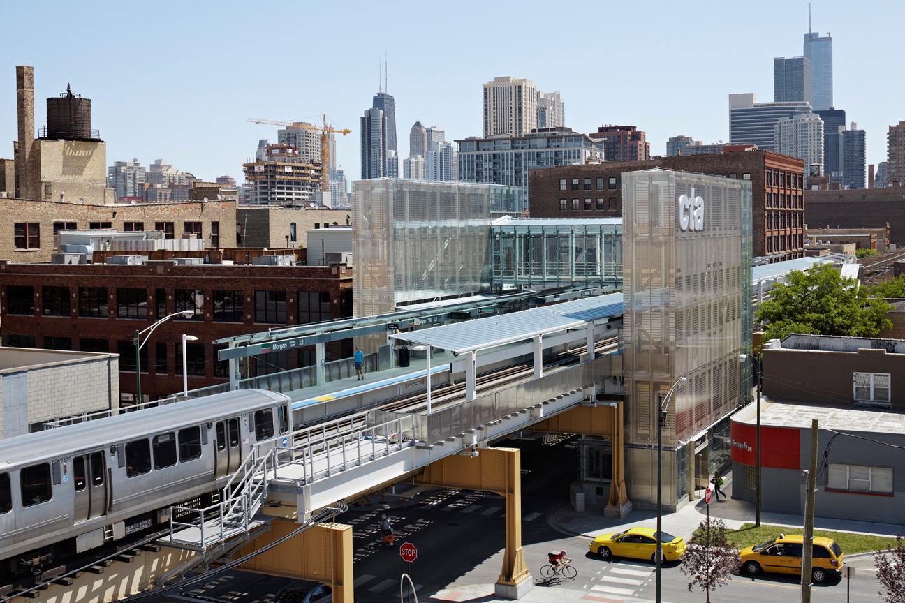 CTA Morgan Street Station